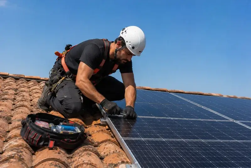 Maintenance et monitoring de panneaux solaires à Onesse-Laharie